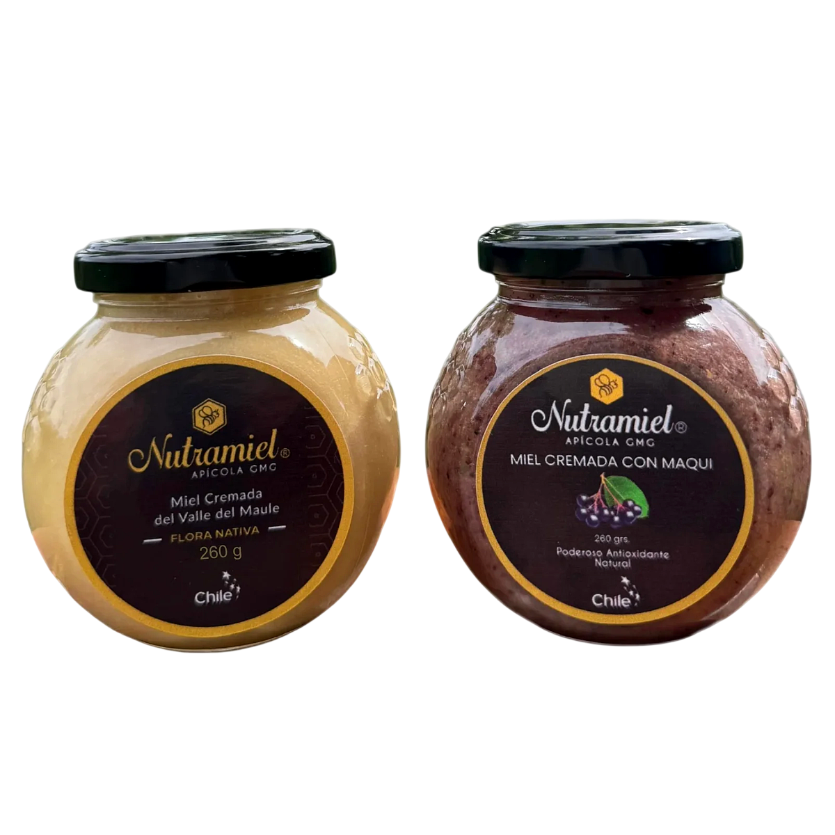 Pack Promocional Miel Cremada Quillay y Maqui 260g – Nutramiel