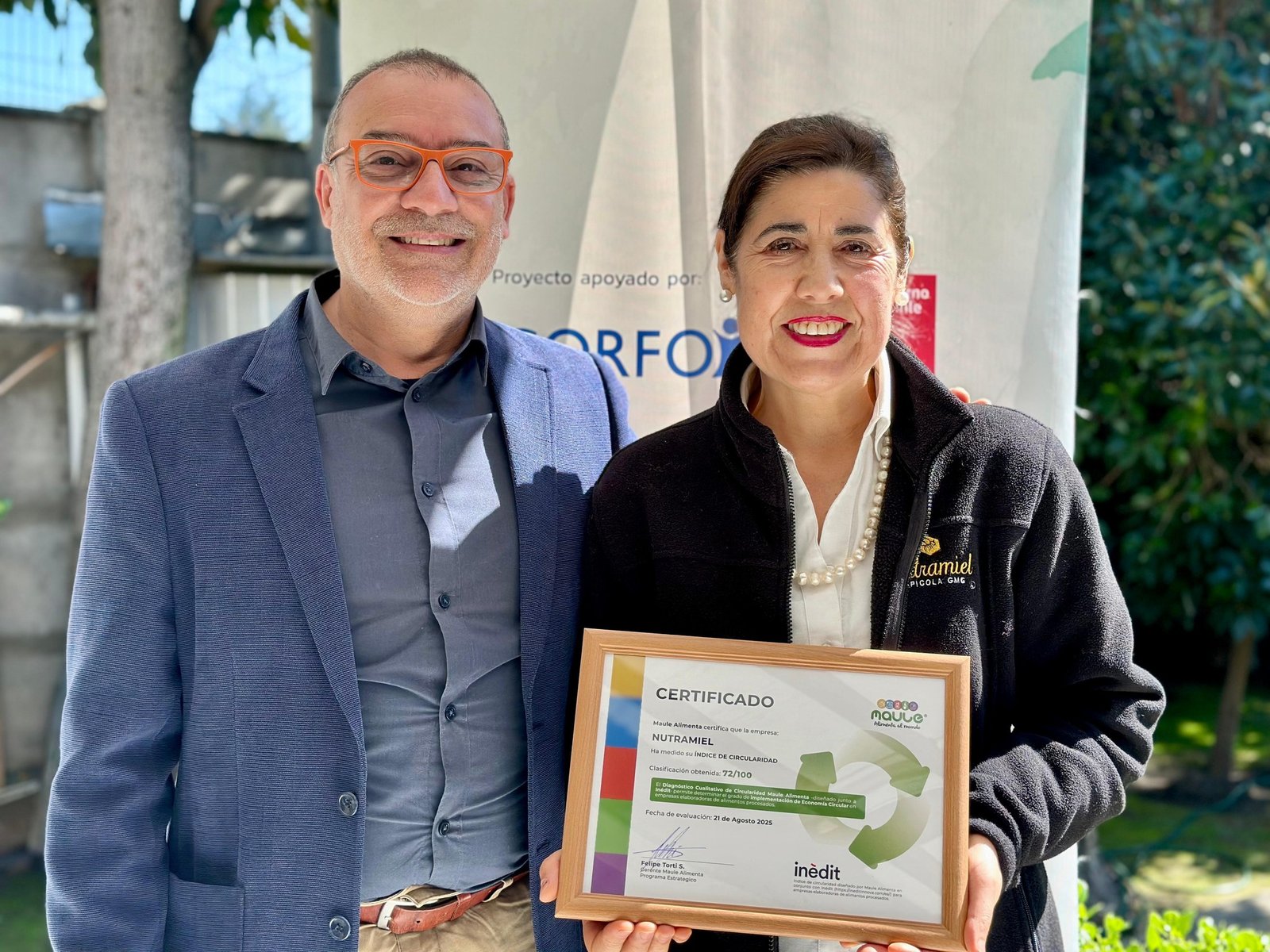 Nutramiel recibe Certificación de su Índice de circularidad
